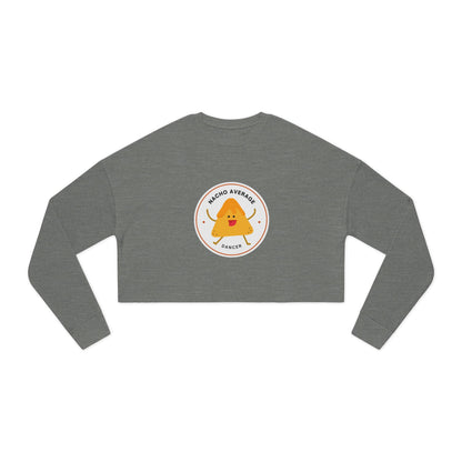 "Nacho Average Dancer" Women’s Cropped Dance Sweatshirt – Cute Nacho Graphic | Funny Dance Gift for Her