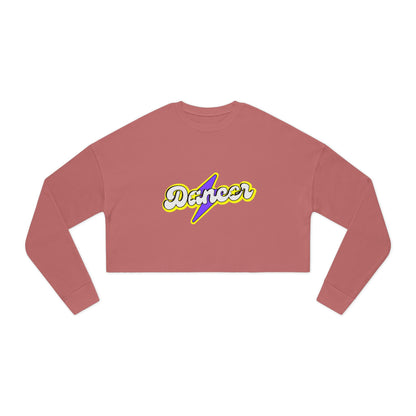 "Dancer" Women’s Cropped Dance Sweatshirt – Superhero-Inspired Graphic | Bold Dance Apparel for Strong, Empowered Movers