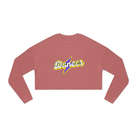 "Dancer" Women’s Cropped Dance Sweatshirt – Superhero-Inspired Graphic | Bold Dance Apparel for Strong, Empowered Movers