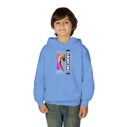 “Dancing” Female Dancer Streetwear Graphic | Unisex Youth Hoodie – Dance Hoodie for Kids & Young Performers
