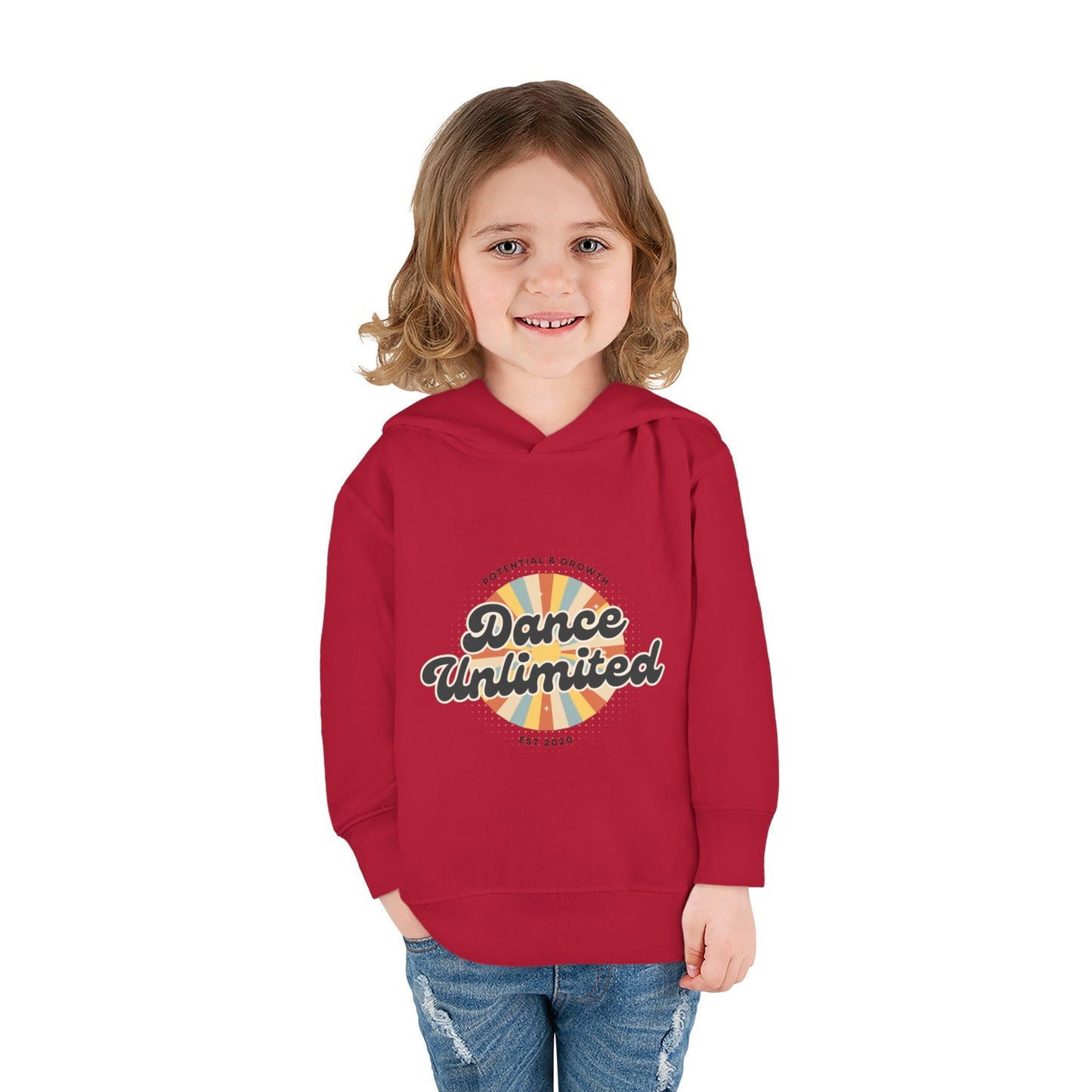 “Dance Unlimited - Potential & Growth” Toddler Fleece Hoodie – Retro Dance Graphic Sweatshirt
