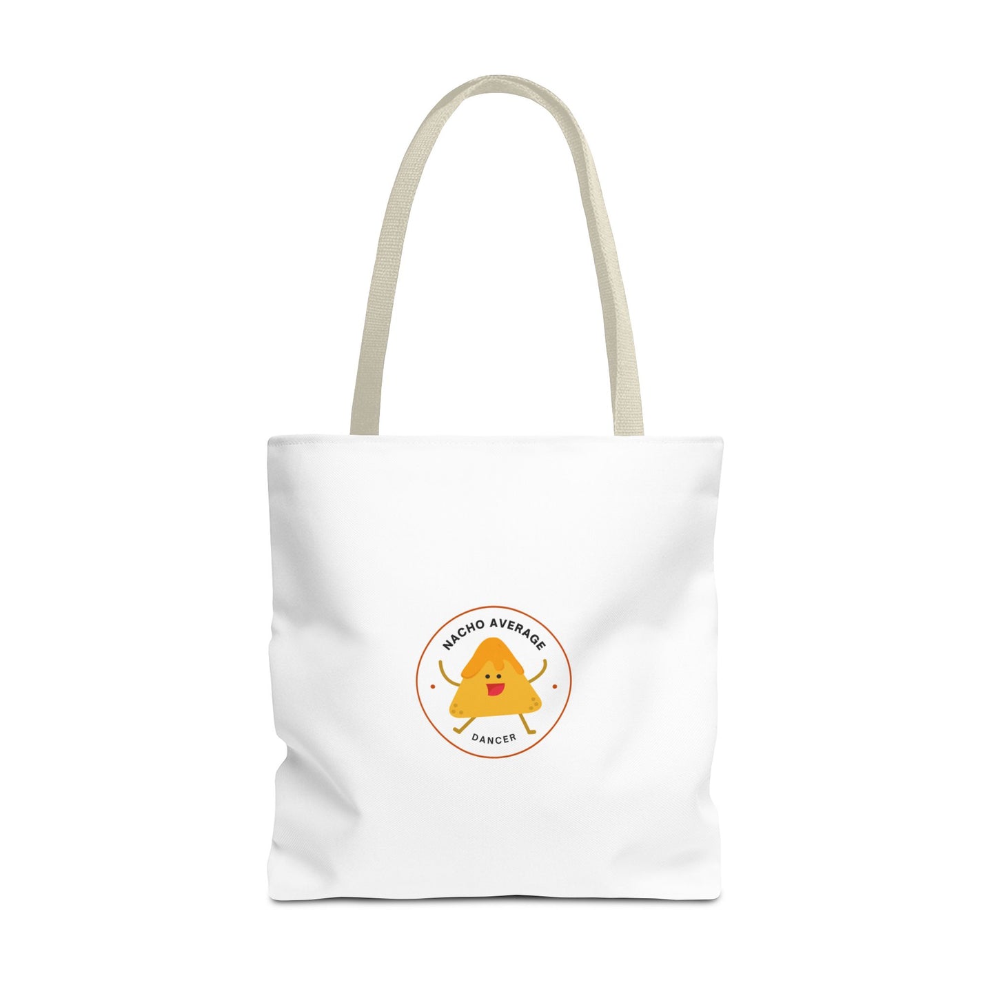 "Nacho Average Dancer" Canvas Tote Bag – Funny Kawaii Dance Tote with Nacho Graphic for Dancers & Dance Moms