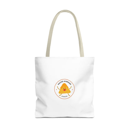 "Nacho Average Dancer" Canvas Tote Bag – Funny Kawaii Dance Tote with Nacho Graphic for Dancers & Dance Moms