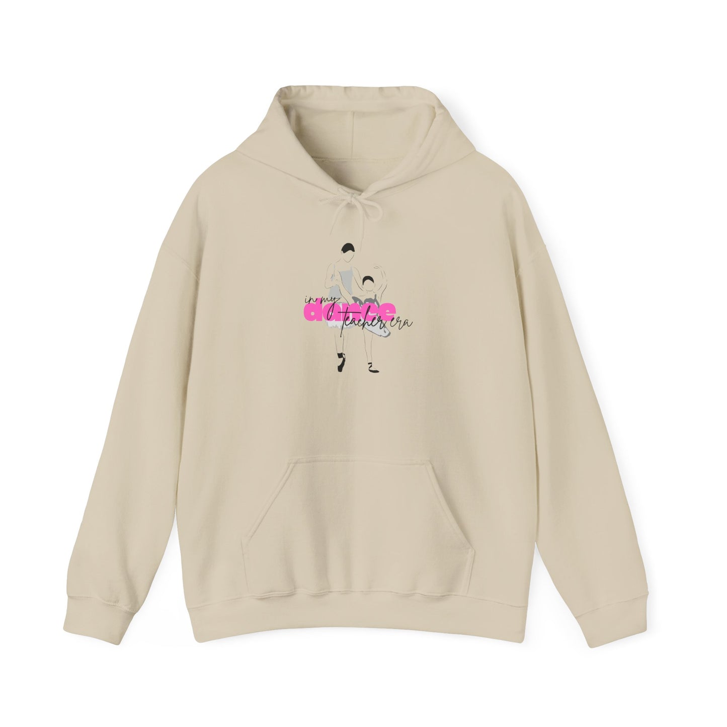 "In My Dance Teacher Era" Ballet Hoodie – Unisex Heavy Blend™ Hooded Sweatshirt with Ballet Teacher & Student Graphic
