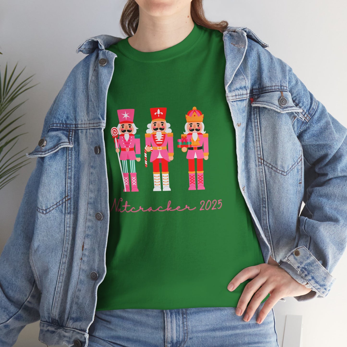 “Nutcracker 2025” ADULT Tee – Unisex Heavy Blend Cotton Tee | Ballet Holiday Dance T-Shirt for Dancers