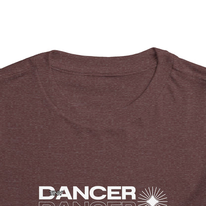 “Tiny Dancer" Toddler Short Sleeve T-Shirt – Streetwear-Inspired Ballet Class Graphic Tee for Kids