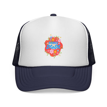 "Dance Mom" Trucker Hat – Adjustable Mesh Cap for Teens & Adults | Dance Parent Gift