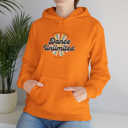 "Dance Unlimited – Potential & Growth" Retro Unisex Hoodie  Dance-Inspired Sweatshirt