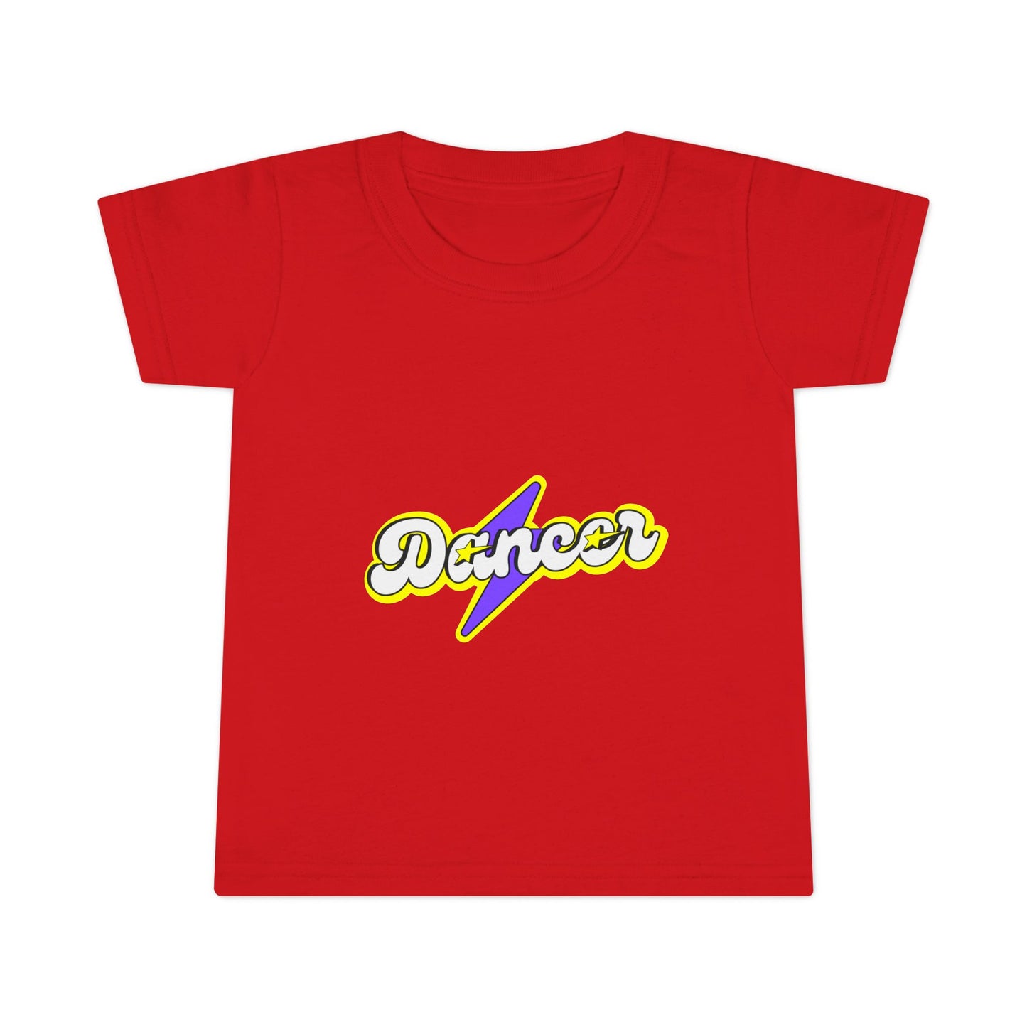 "Dancer" Toddler Dance T-Shirt – Bold Superhero-Inspired Short Sleeve Tee for Kids