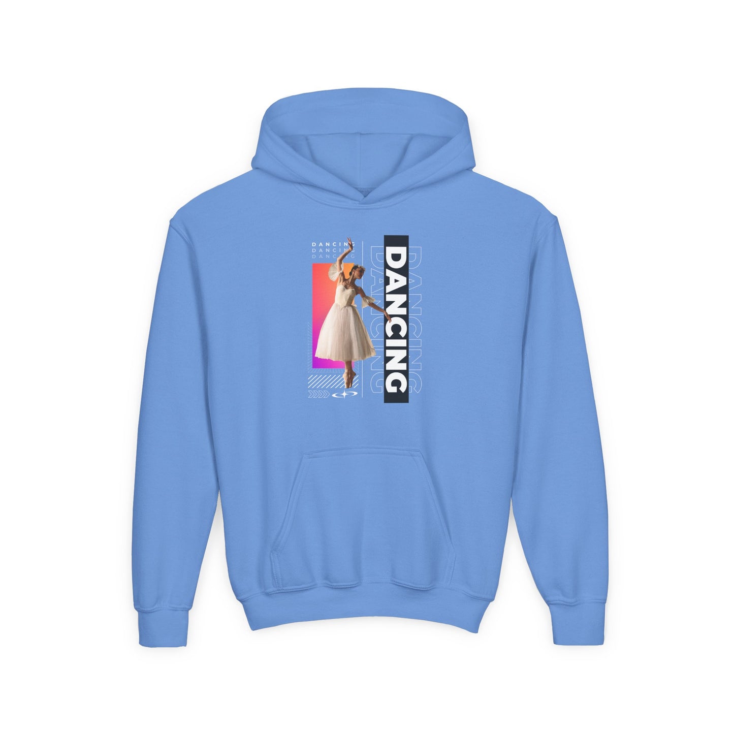 “Dancing” Female Dancer Streetwear Graphic | Unisex Youth Hoodie – Dance Hoodie for Kids & Young Performers