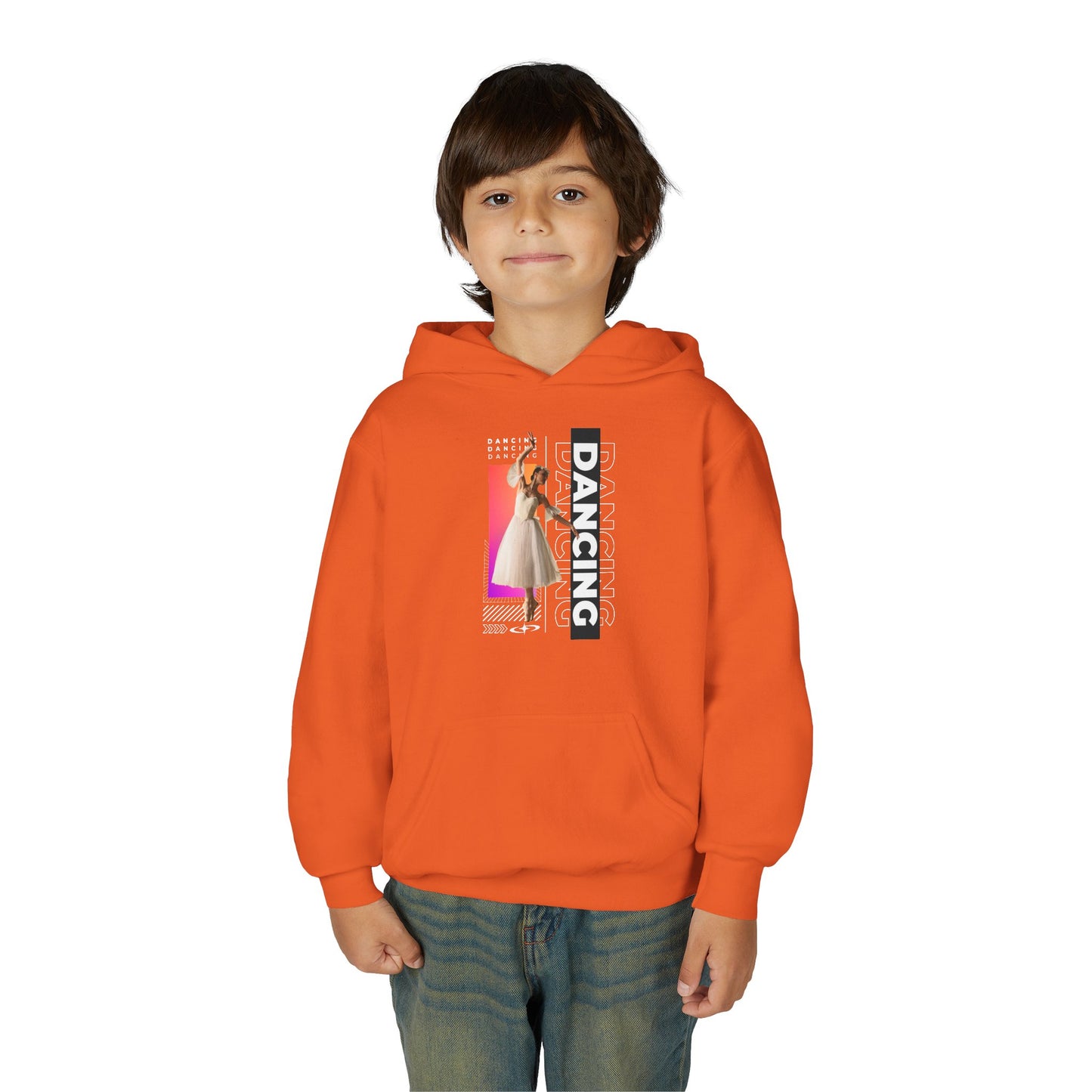 “Dancing” Female Dancer Streetwear Graphic | Unisex Youth Hoodie – Dance Hoodie for Kids & Young Performers
