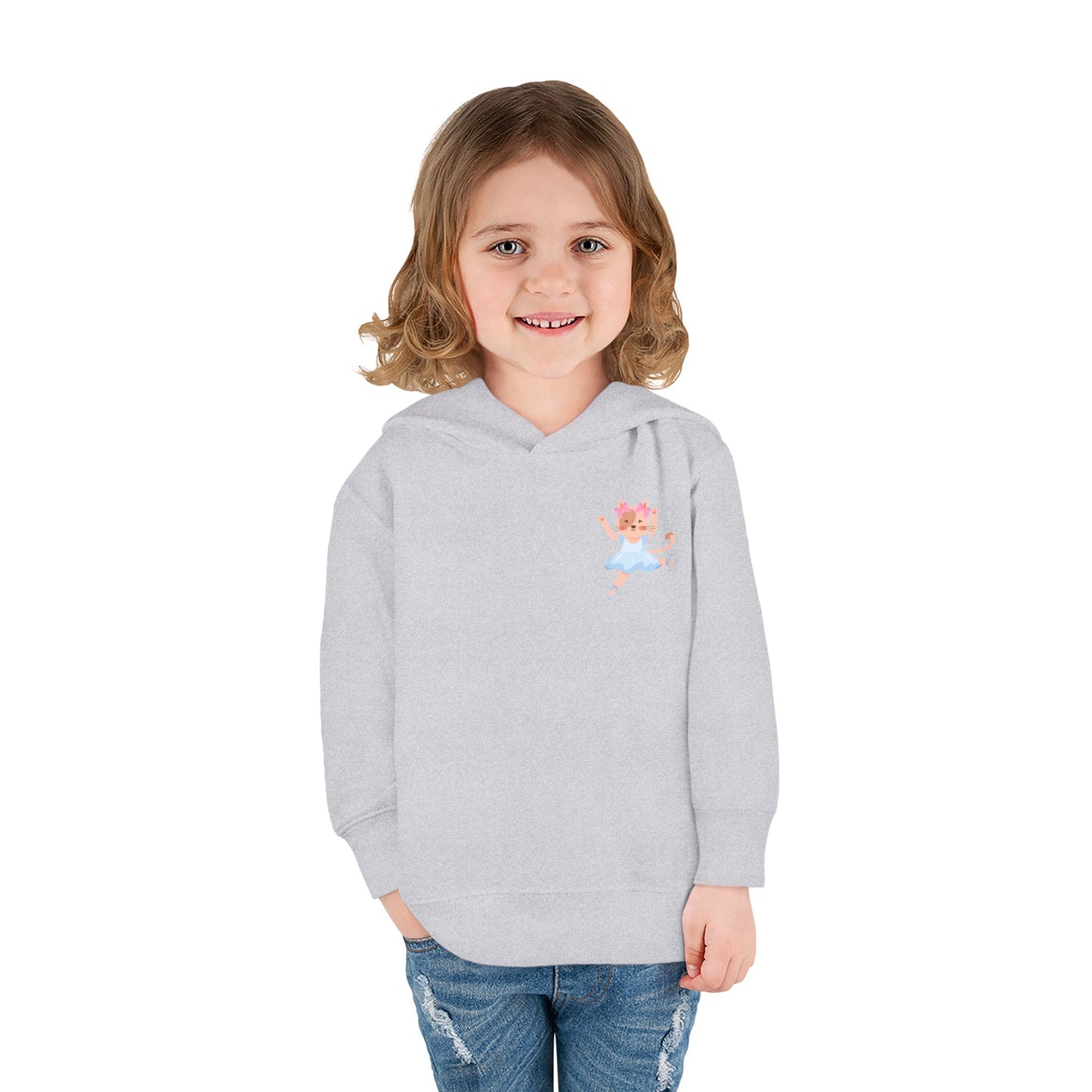 “Every Meow & Then I Dance” Adorable Dancing Cat Graphic | Cute Cat Dance Hoodie for Toddlers & Little Ballet Lovers - Toddler Pullover Hoodie