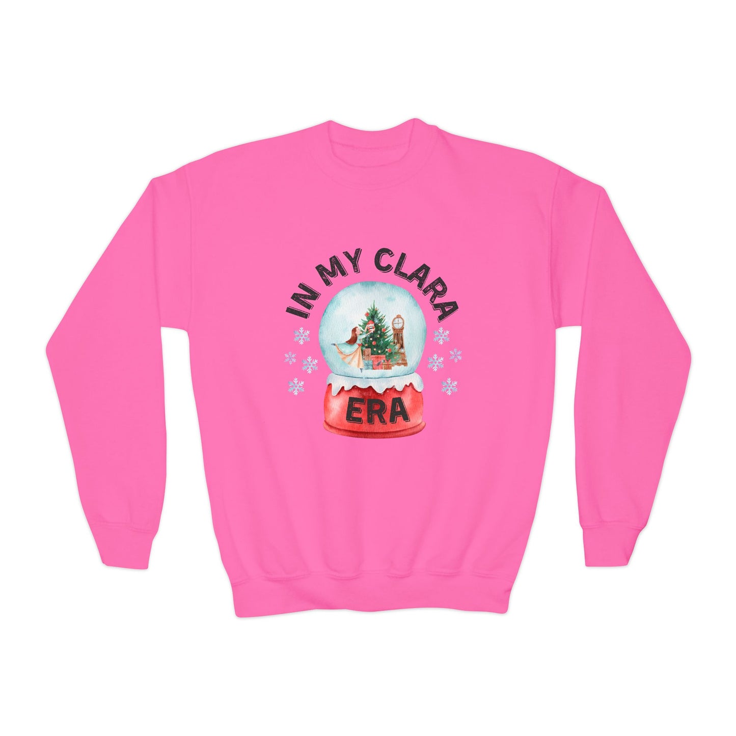“In My Clara Era” YOUTH Sweatshirt – Ballet Nutcracker Crewneck for Kids | Youth Heavy Blend Dance Apparel