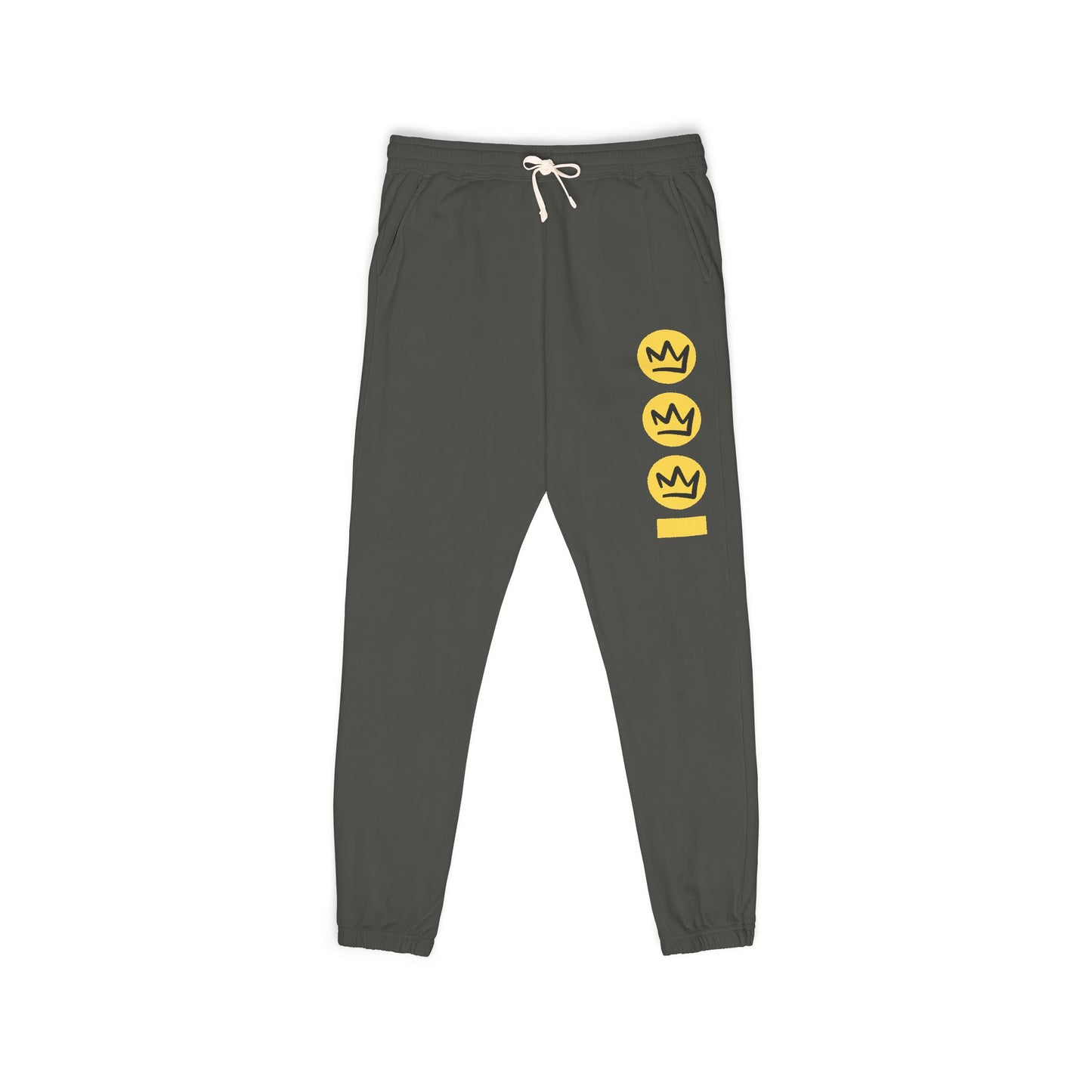 Full Out Premium Collection Fleece Sweatpants – Trendy Unisex Garment-Dyed Dance Joggers with Bold Streetwear Graphic
