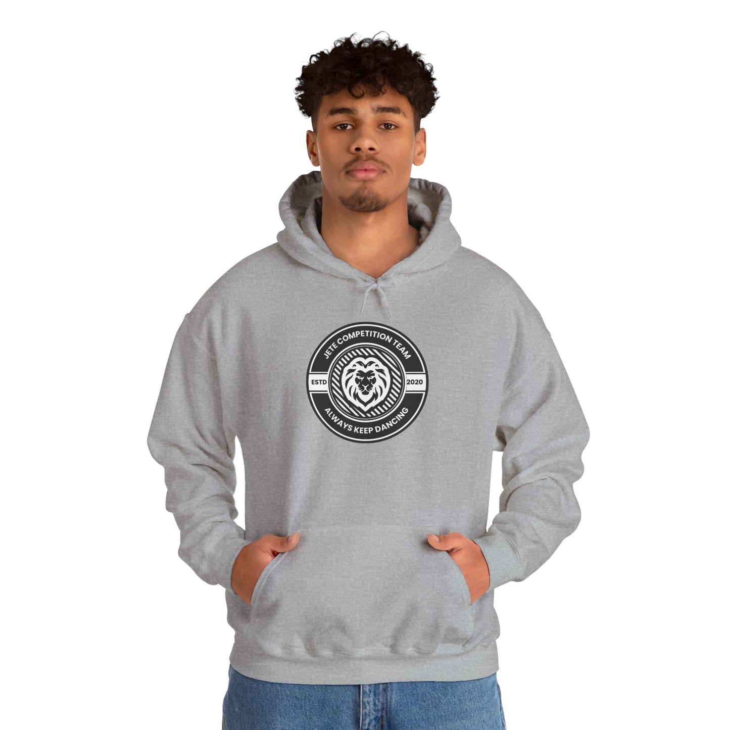 "Jeté Competition Team – Always Keep Dancing" Hoodie  Unisex Collegiate-Inspired Dance Sweatshirt