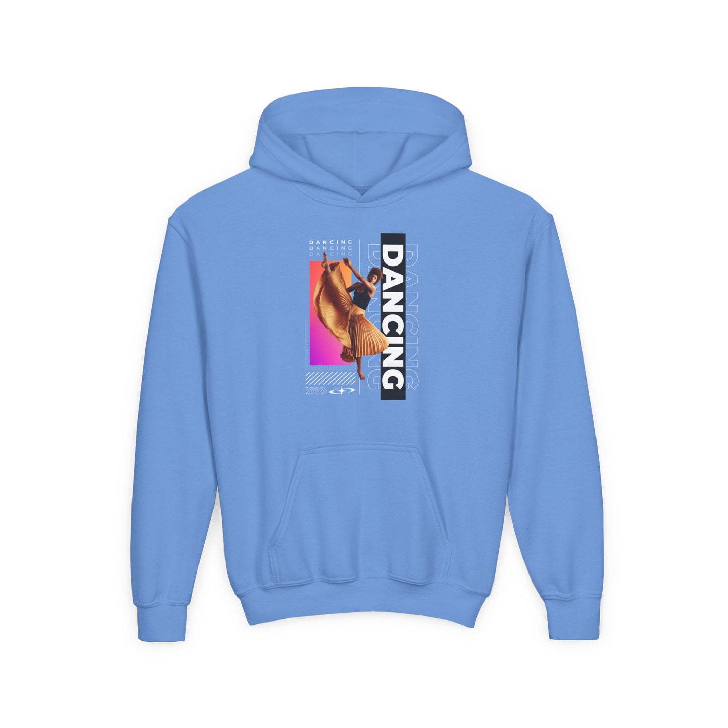 “Dancing” Female Dancer Streetwear Graphic | Unisex Youth Hoodie – Dance Hoodie for Kids & Young Performers