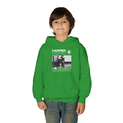 “Tapper” Tap Shoes Streetwear Graphic | Unisex Youth Hoodie – Tap Dance Hoodie for Kids & Young Performers