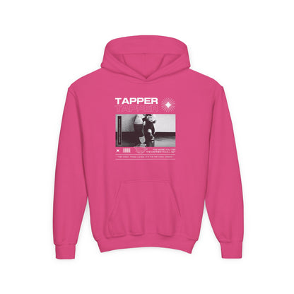 “Tapper” Tap Shoes Streetwear Graphic | Unisex Youth Hoodie – Tap Dance Hoodie for Kids & Young Performers