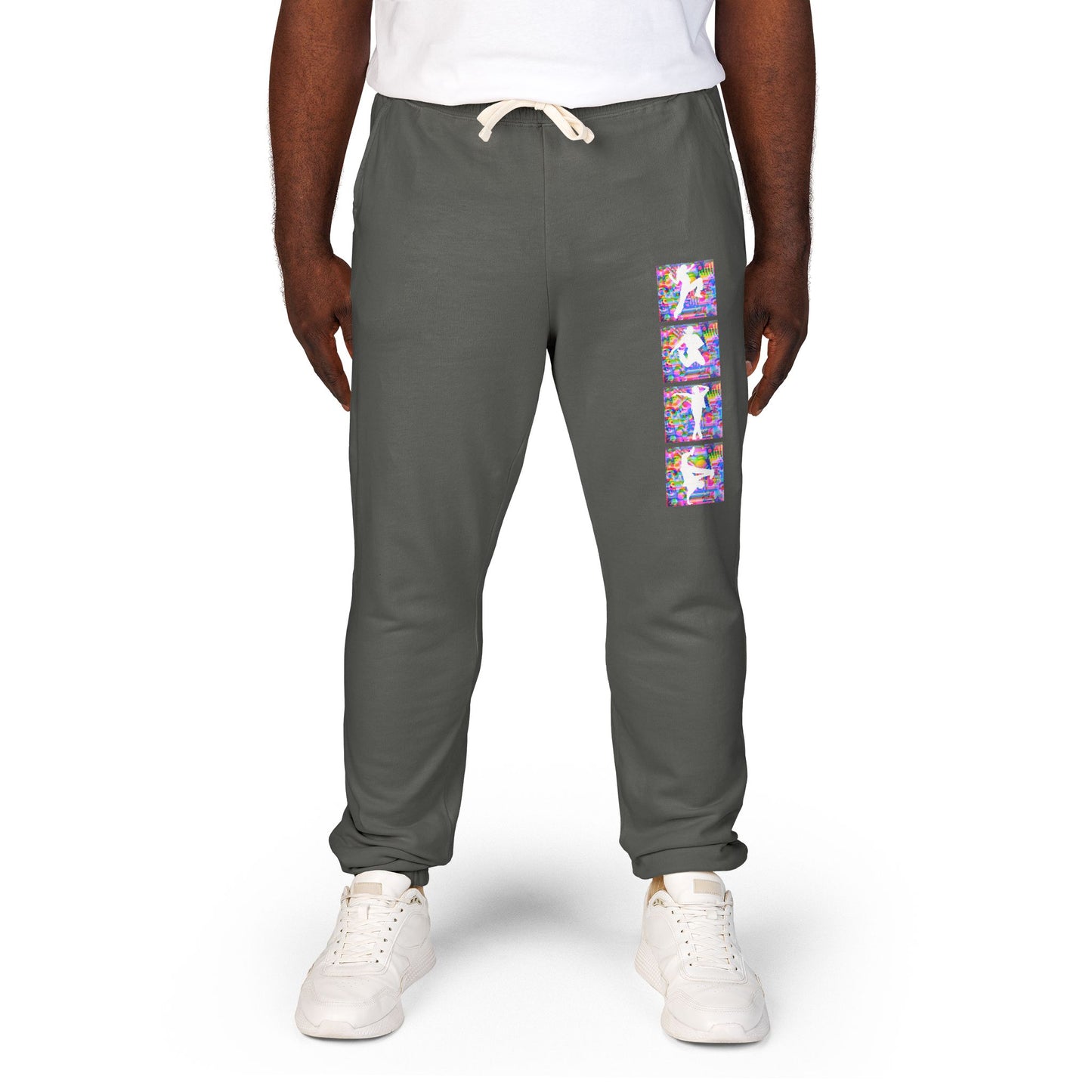 Levels Premium Collection Dancer Sweatpants – Vibrant Unisex Streetwear Joggers with Bold Dancer Silhouette Graphic