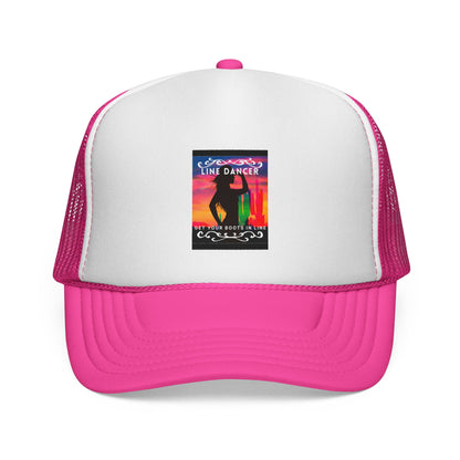 “Line Dancer, Get Your Boots In Line” Cowgirl Graphic | Western Country Dance Cap for Women & Men