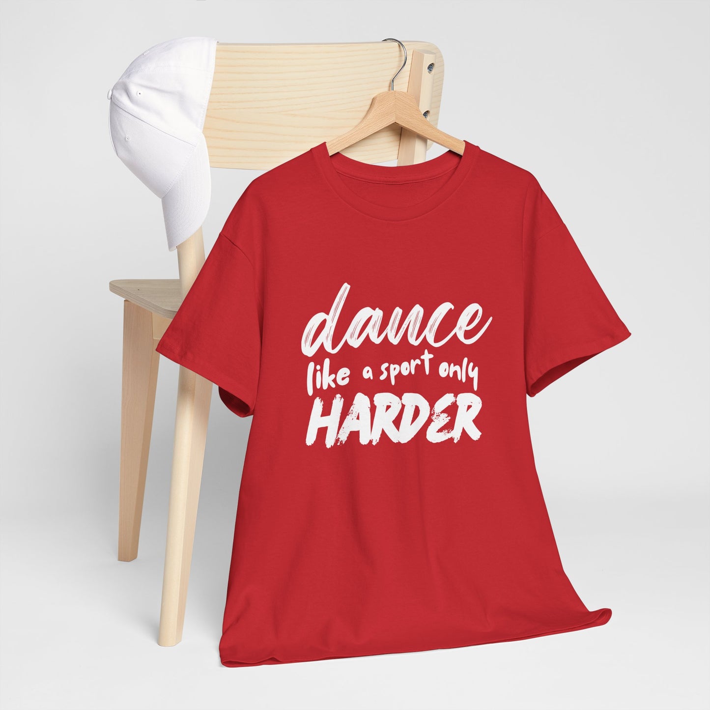 “Dance Like a Sport Only Harder” Unisex Heavy Cotton T-Shirt – Dance-Inspired Graphic Tee for Adults & Kids