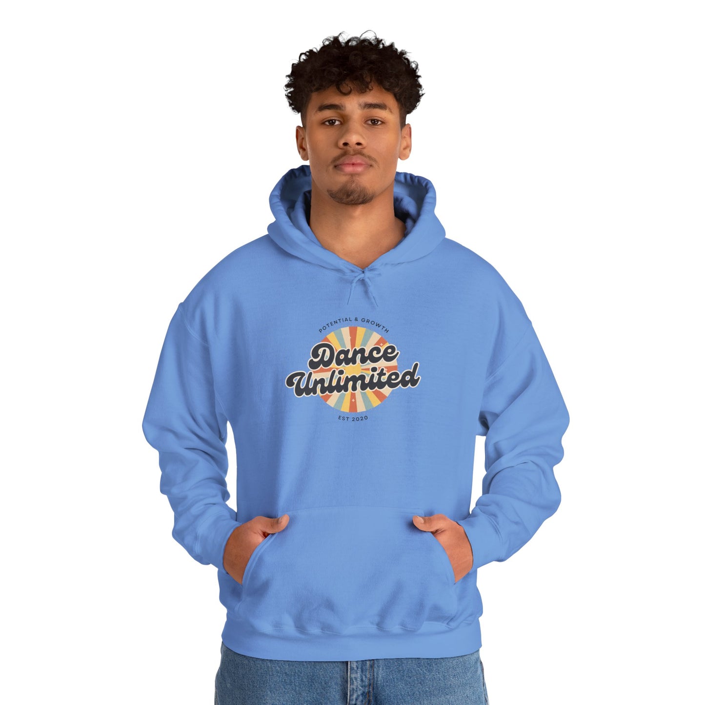 "Dance Unlimited – Potential & Growth" Retro Unisex Hoodie  Dance-Inspired Sweatshirt