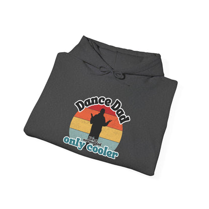 Dance Dad Retro Hoodie – Funny Unisex Heavy Blend™ Hooded Sweatshirt for Cool Dance Dads