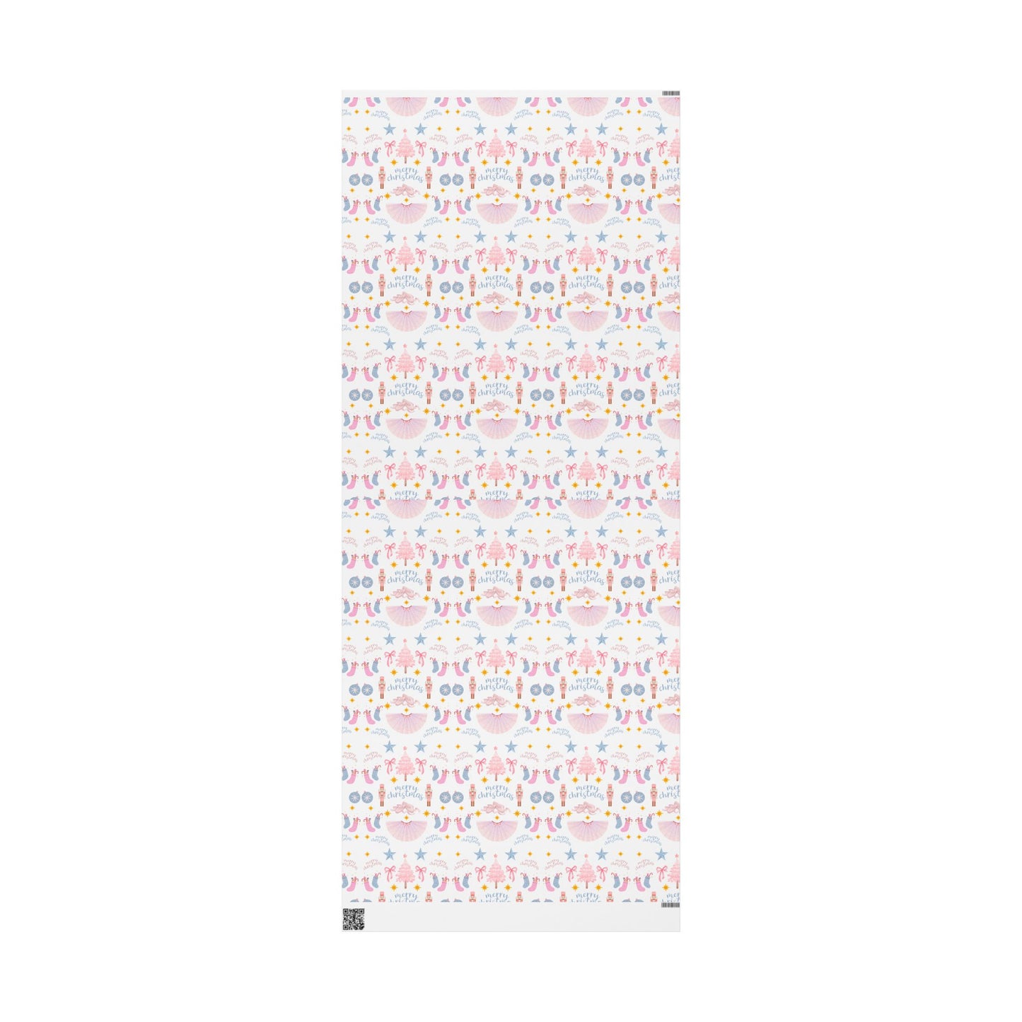 “Merry Christmas” Pastel Wrapping Paper – Elegant Holiday Gift Wrap with Soft Festive Colors, Perfect for Christmas Gifts, Dancers & Holiday Parties