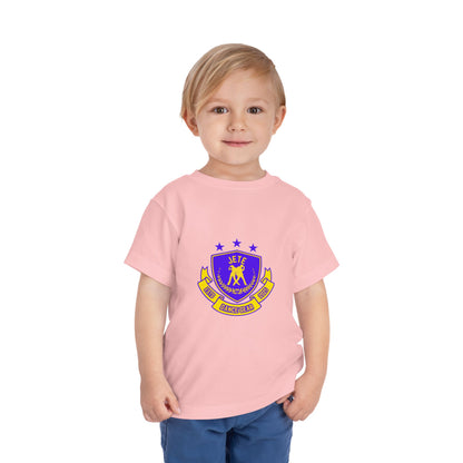 "Jeté Dance Gear" Toddler Dance T-Shirt – Collegiate-Inspired Dancer Graphic Short Sleeve Tee for Kids