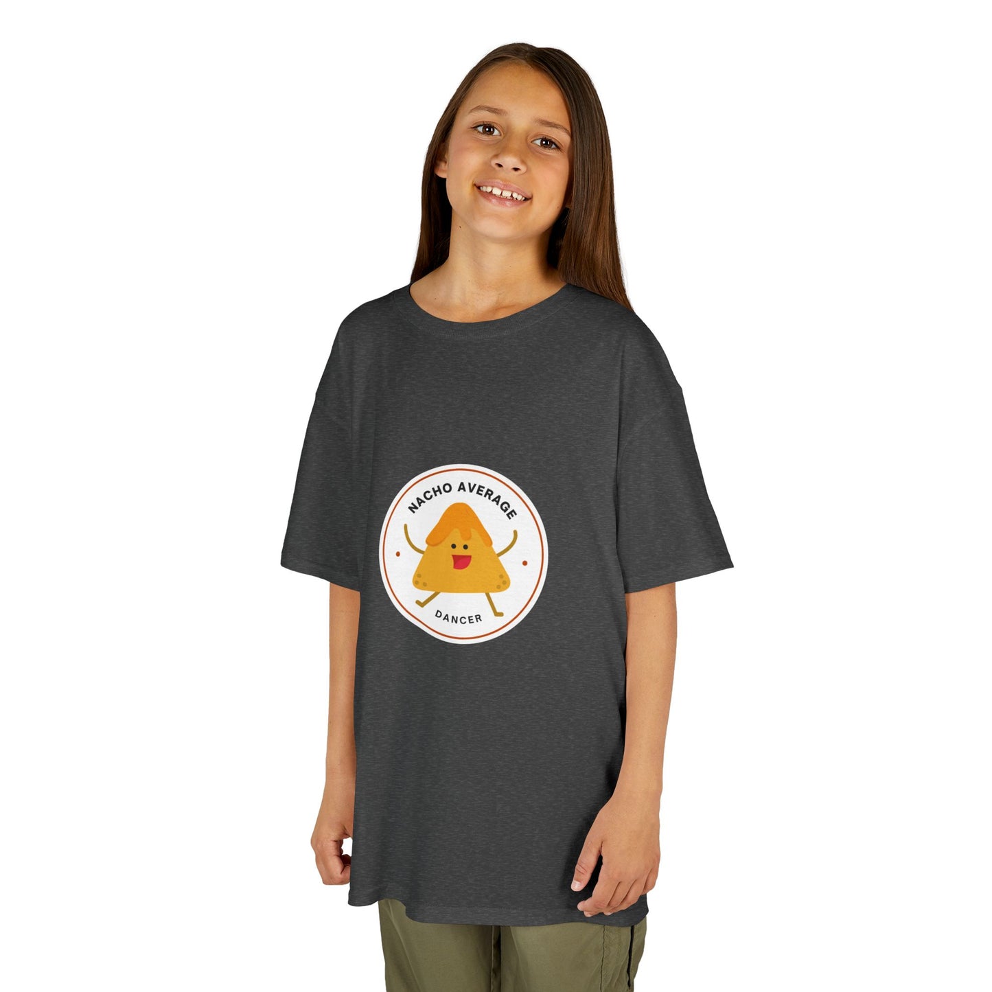 "Nacho Average Dancer" Youth Dance T-Shirt – Cute Nacho Graphic Tee for Kids Who Love to Dance