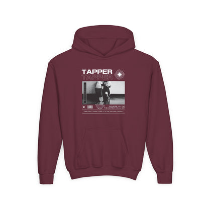 “Tapper” Tap Shoes Streetwear Graphic | Unisex Youth Hoodie – Tap Dance Hoodie for Kids & Young Performers