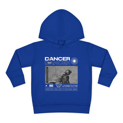 “Tiny Dancer” Toddler Pullover Hoodie – Streetwear-Inspired Ballet Dancer Graphic Sweatshirt for Kids