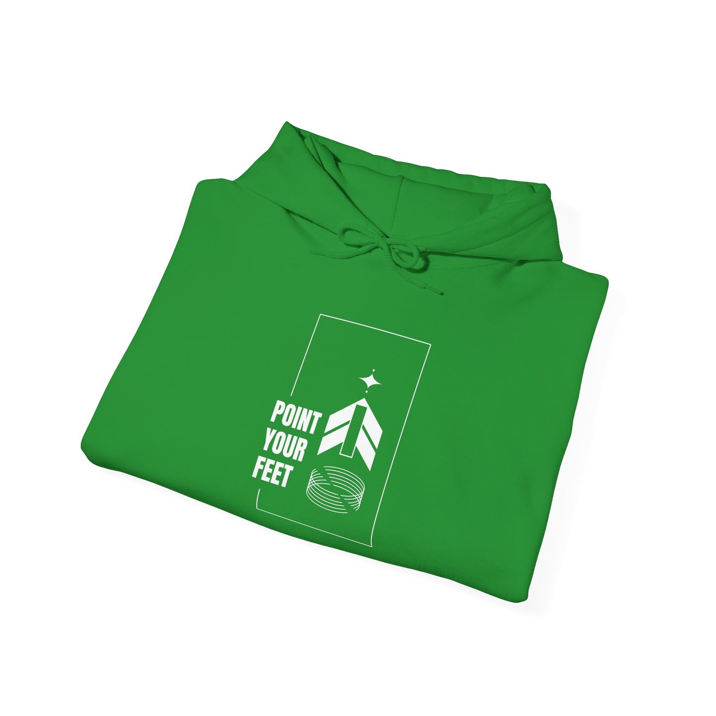 "Point Your Feet" Streetwear Dance Hoodie – Unisex Heavy Blend™ Hooded Sweatshirt for Dancers & Ballet Lovers