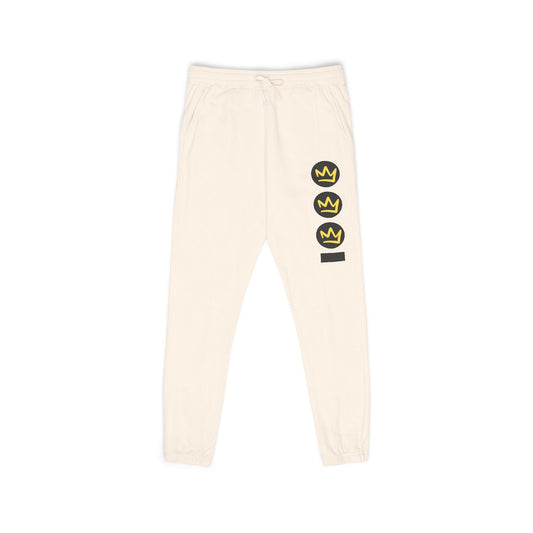 Full Out Premium Collection Fleece Sweatpants – Trendy Unisex Garment-Dyed Dance Joggers with Bold Streetwear Graphic