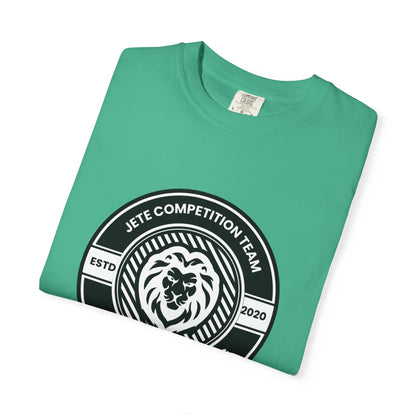 "Jeté Competition Team,  Always Keep Dancing" Unisex Garment-Dyed T-Shirt – Collegiate-Style Dance Graphic Tee – Shirt for Dancers & Teams