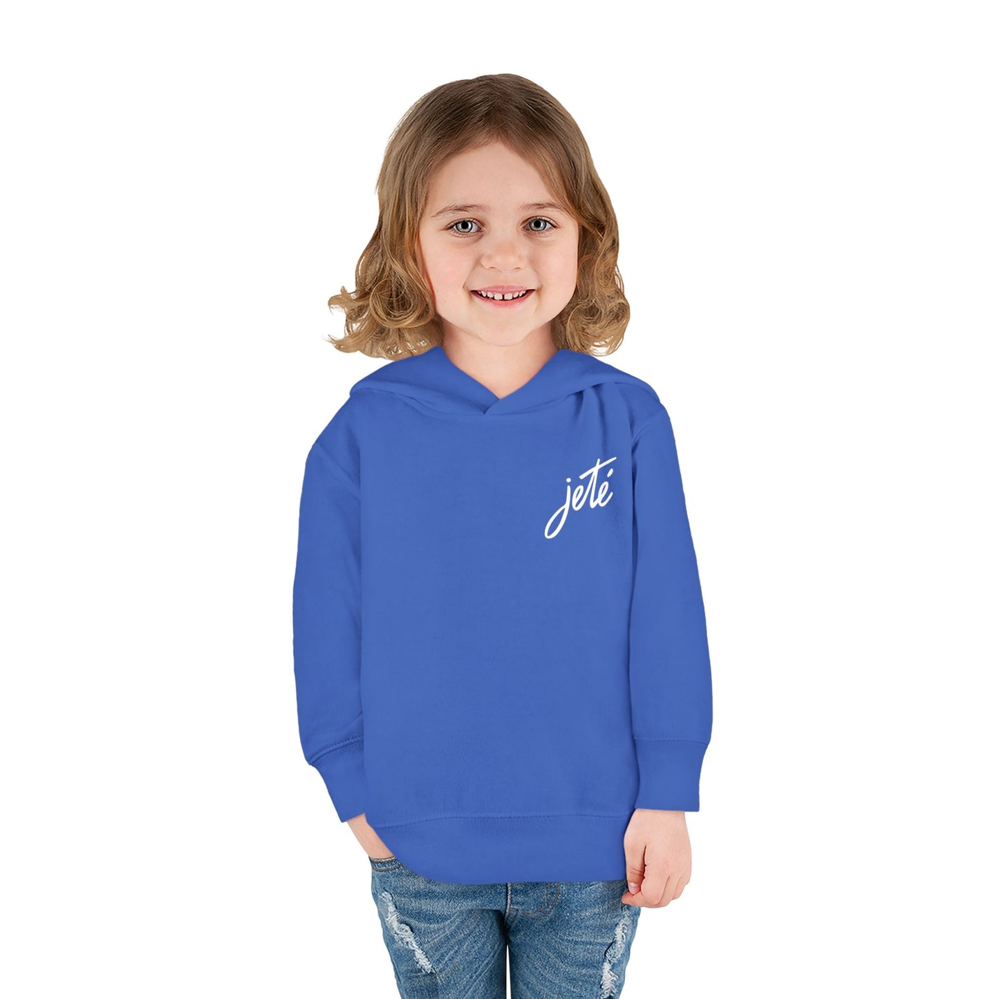 “Jeté” Official  Logo | Ballet & Dance Hoodie for Kids & Young Dance Enthusiasts - Toddler Pullover Hoodie