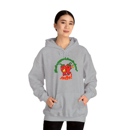 "What’s a Pepper’s Favorite Dance? Salsa!" Unisex Hooded Sweatshirt – Funny Dance Pun Hoodie with Cute Pepper Graphic for Dancers & Foodies