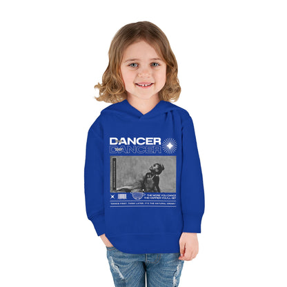 “Tiny Dancer” Toddler Pullover Hoodie – Streetwear-Inspired Ballet Dancer Graphic Sweatshirt for Kids