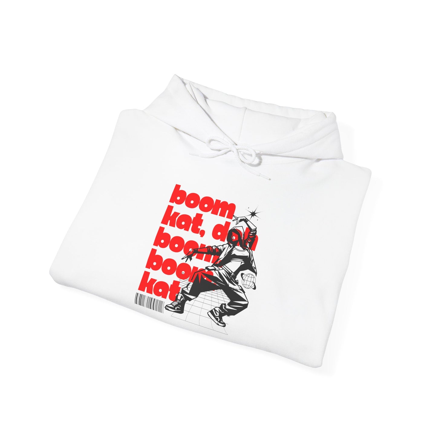 “Boom Kat” Hoodie – Unisex Hooded Sweatshirt with Bold Streetwear-Inspired Dance Graphic