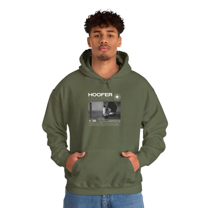 “Hoofer” Tap Dance Text with Streetwear-Style Tap Shoes Graphic – Unisex Heavy Blend™ Hooded Sweatshirt – Cozy Dance Hoodie for Tap Dancers & Dance Enthusiasts