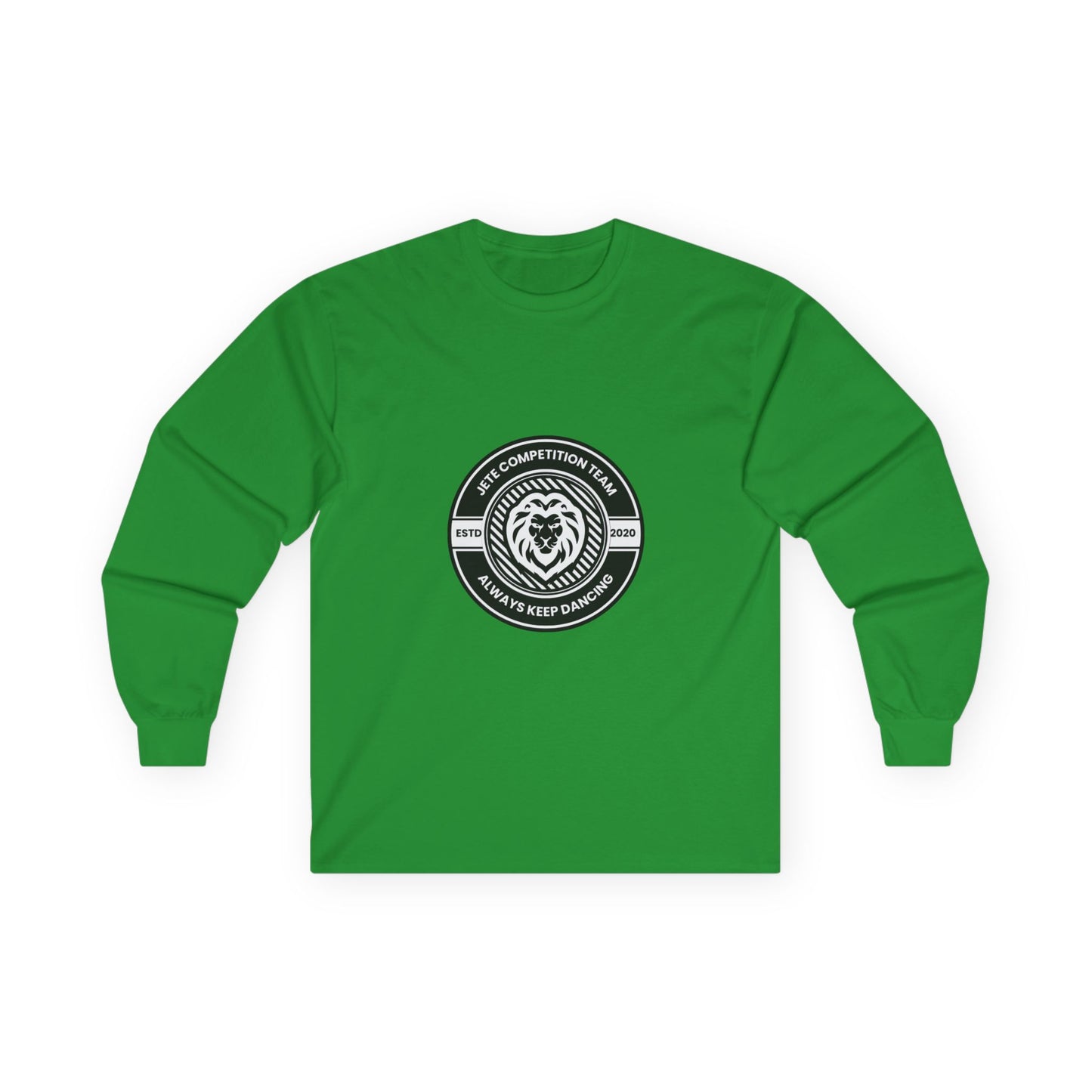 "Jeté Competition Team – Always Keep Dancing" Unisex Long Sleeve Tee – Collegiate-Inspired Dance Team Shirt for Performers, Studios & Spirit Wear