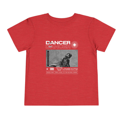 “Tiny Dancer" Toddler Short Sleeve T-Shirt – Streetwear-Inspired Recital Photo Graphic Tee for Kids