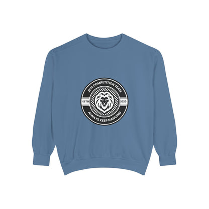 "Jeté Competition Team – Always Keep Dancing" Unisex Lightweight Crewneck Sweatshirt – Collegiate-Inspired Dance Team Pullover for Dancers & Studio Spirit Wear