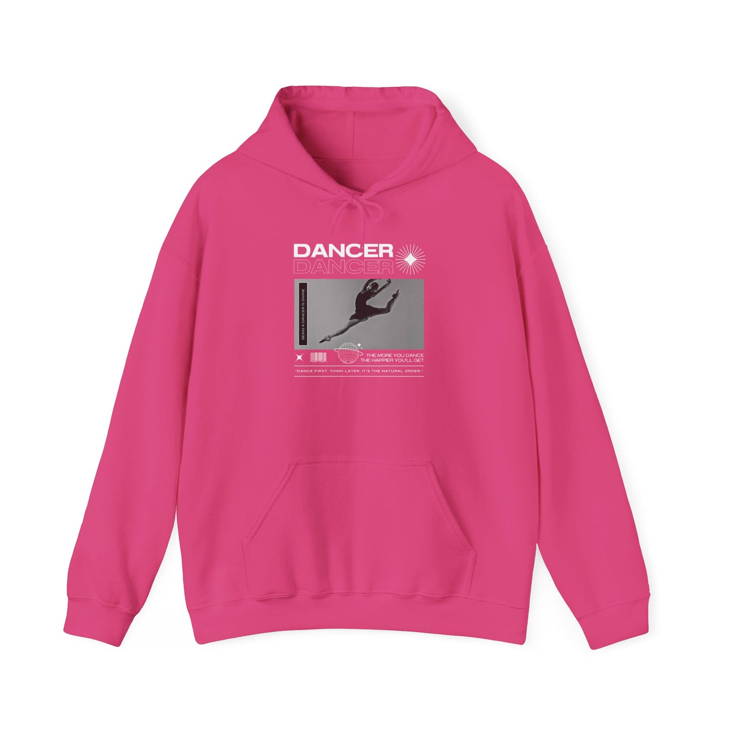 Dancer Streetwear Hoodie – Unisex Heavy Blend™ Hooded Sweatshirt with Inspiring Dance Mottos