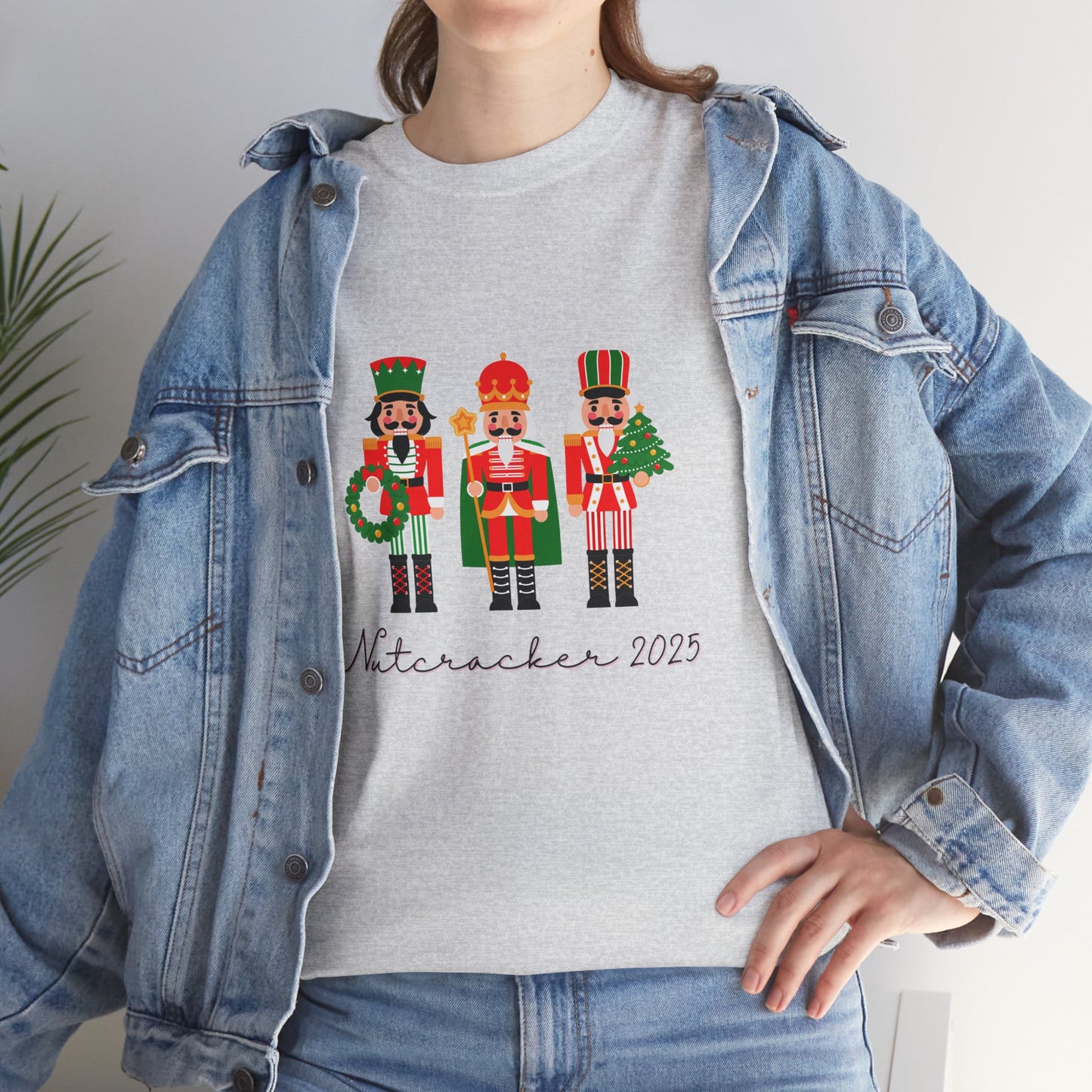 “Nutcracker 2025”  ADULT T-shirt – Unisex Heavy Blend Cotton Tee | Ballet Holiday Dance T-shirt for Dancers