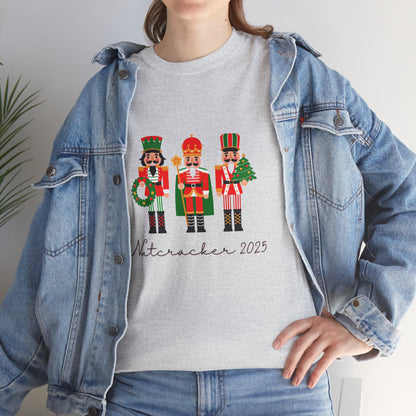“Nutcracker 2025”  ADULT T-shirt – Unisex Heavy Blend Cotton Tee | Ballet Holiday Dance T-shirt for Dancers