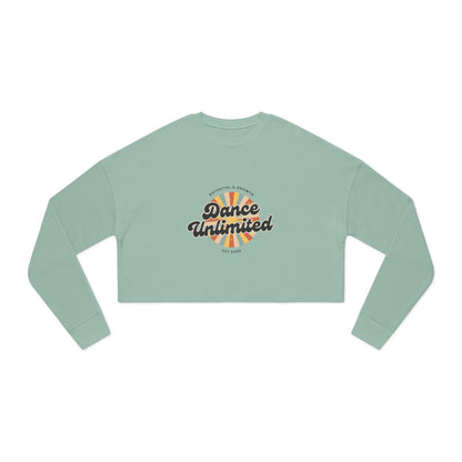 "Dance Unlimited – Potential & Growth" Women’s Cropped Sweatshirt | Retro Dance Graphic Pullover for Dancers