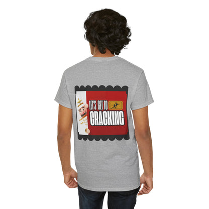 “Let’s Get to Cracking” Back Print ADULT T-shirt + Nutcracker 2025 Front – Unisex Heavy Blend Cotton Tee | Ballet Holiday Dance Tee