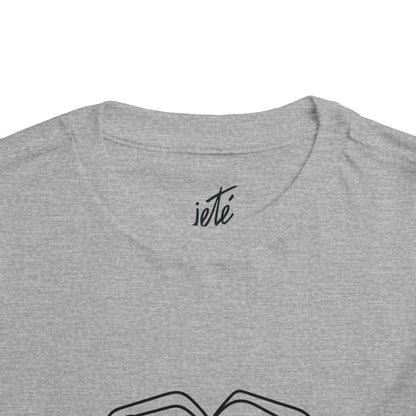 "Dance" Heart Hands Toddler Short Sleeve Tee – Heart Hands Graphic Dance Lover T-Shirt