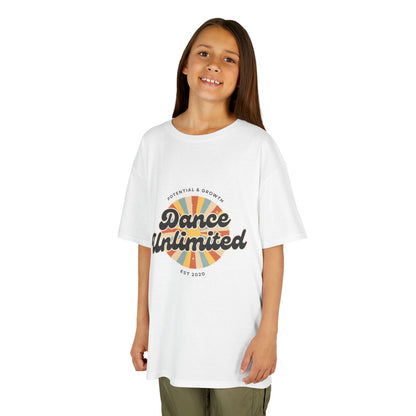 “Dance Unlimited: Potential & Growth” Retro Graphic T-Shirt for Kids – Motivational Dance Shirt - Youth Dance Inspiration Tee